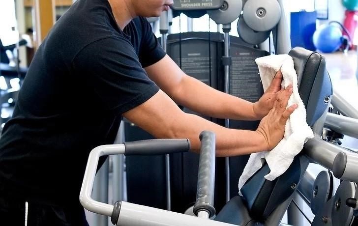 gym disinfecting