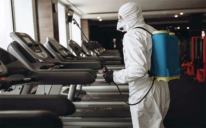 gym disinfection